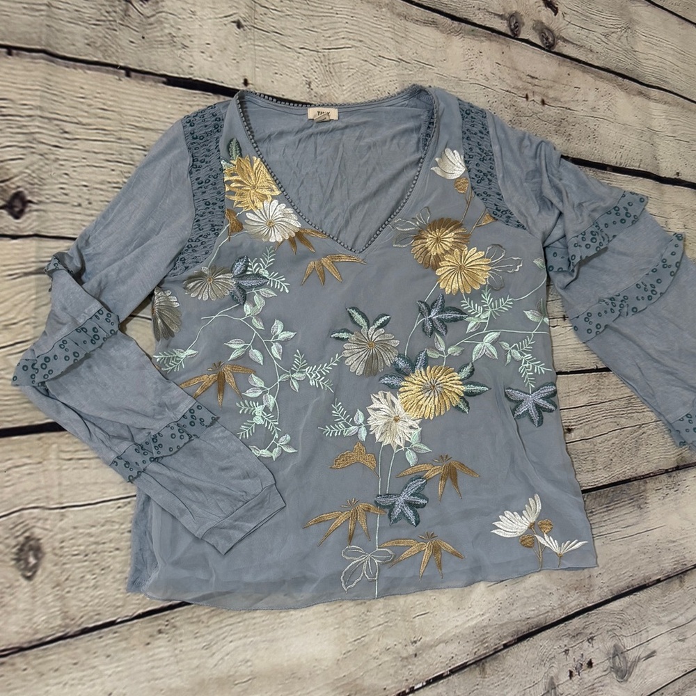 Tiny Frances Long-Sleeve Ruffled Top - Picture 7 of 12